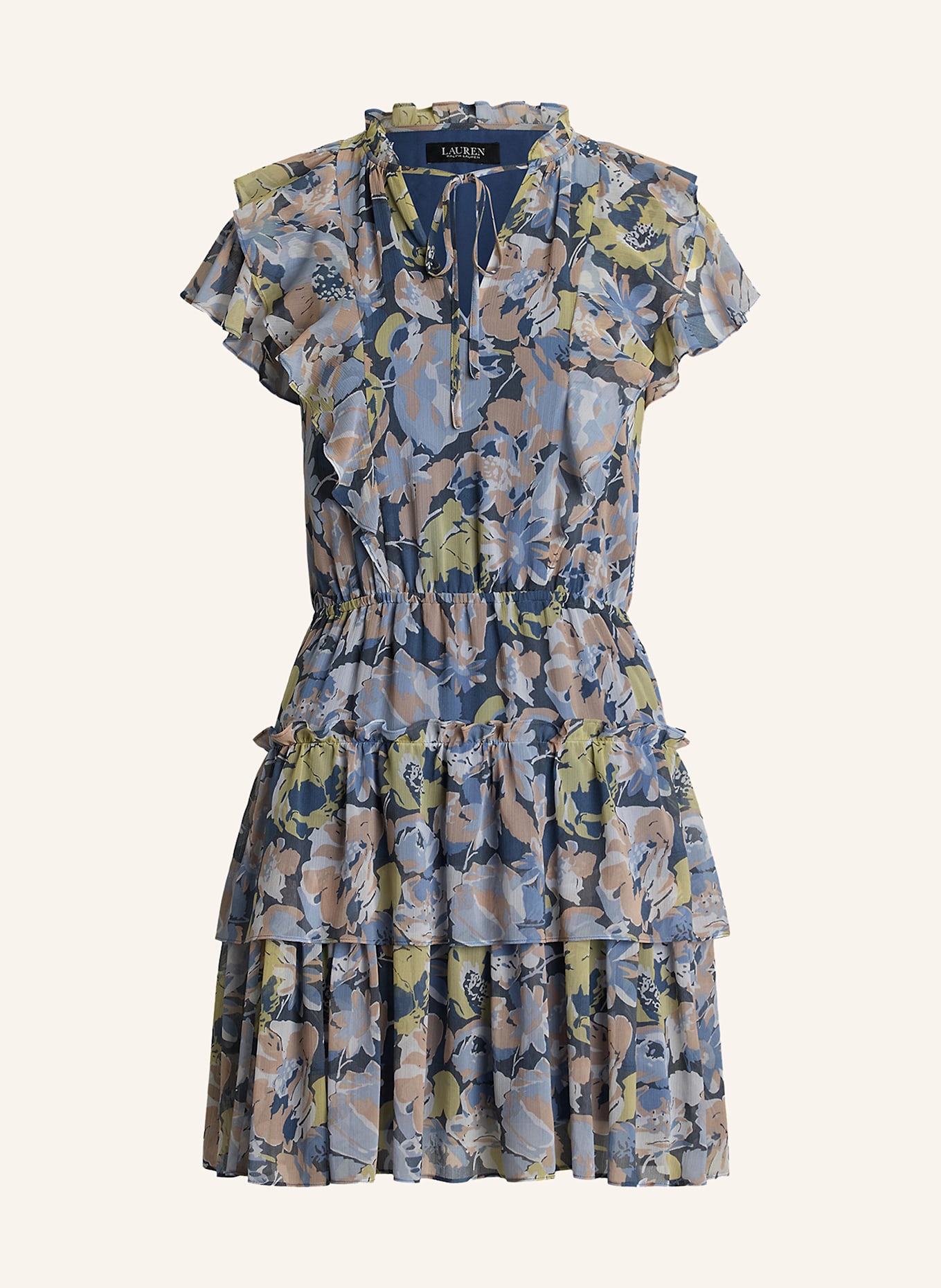 Платье с воланами и оборками Lauren Ralph Lauren, мультиколор
Платье с воланами и оборками Lauren Ralph Lauren, мультиколор