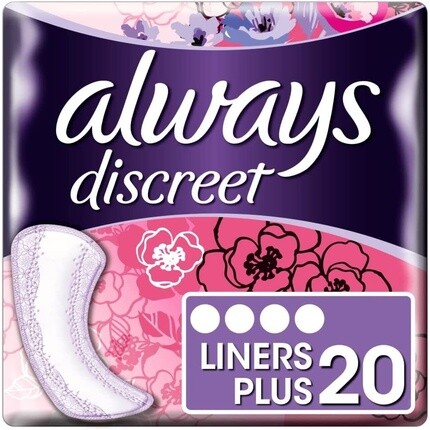 Прокладки для коррекции недержания Discreet Plus 20 шт. Always
Прокладки для коррекции недержания Discreet Plus 20 шт. Always