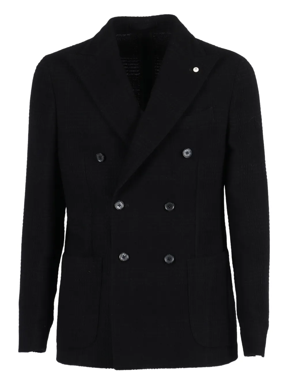 Двубортный пиджак L.B.M. 1911, черный
Двубортный пиджак L.B.M. 1911, черный