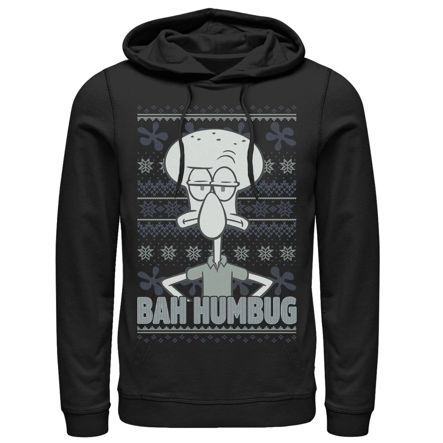 Мужская толстовка с капюшоном SpongeBob SquarePants Squidward Bah Humbug Ugly Christmas Graphic Nickelodeon, черный
Мужская толстовка с капюшоном SpongeBob SquarePants Squidward Bah Humbug Ugly Christmas Graphic Nickelodeon, черный