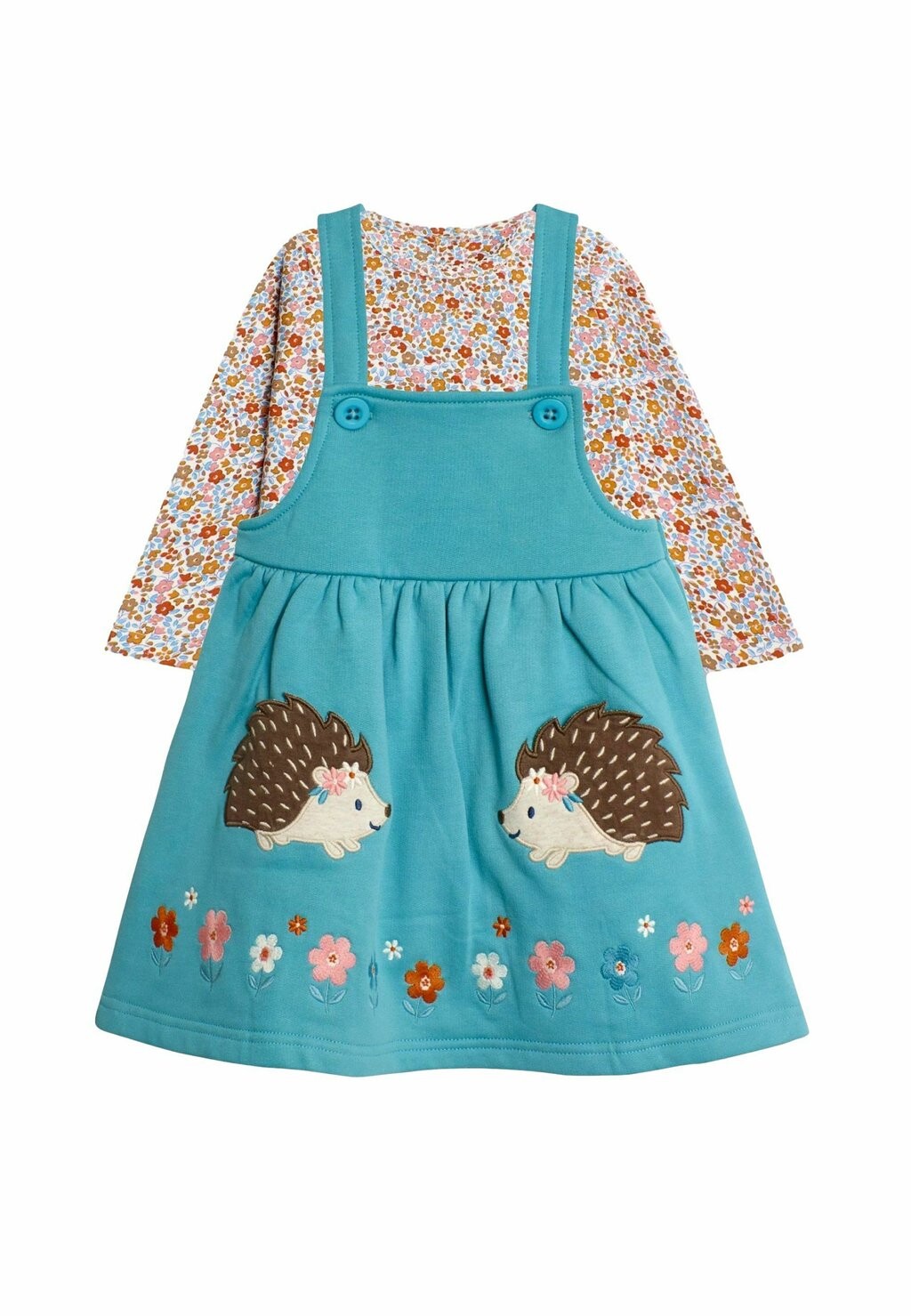 Дневное платье HEDGEHOG APPLIQUÉ PINAFORE SET REGULAR FIT JoJo Maman Bébé, синий
Дневное платье HEDGEHOG APPLIQUÉ PINAFORE SET REGULAR FIT JoJo Maman Bébé, синий