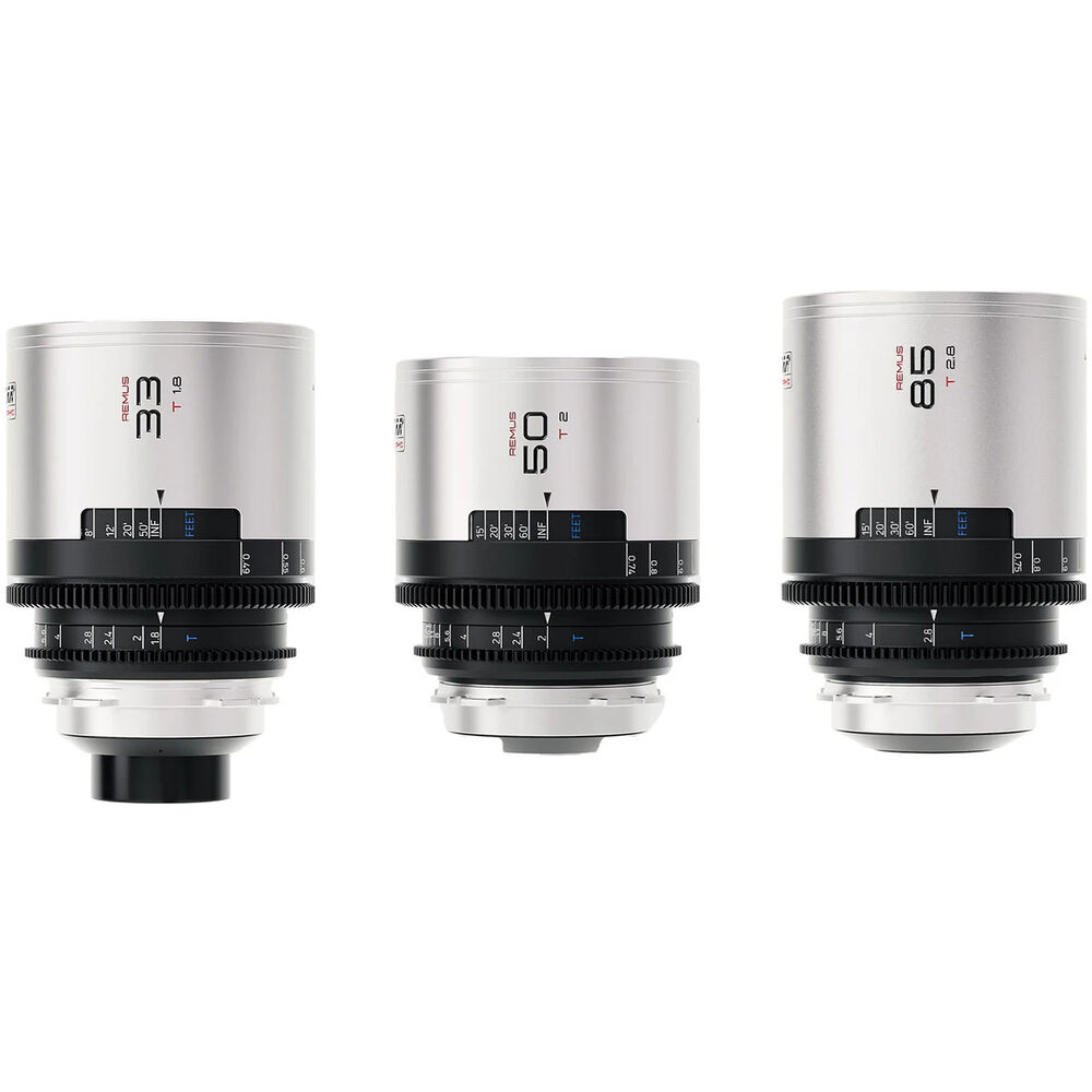 BLAZAR LENS Комплект из 3 полнокадровых анаморфотных объективов Remus 1.5x 33, 50 и 85 мм (ARRI PL, Silver Flare)
BLAZAR LENS Комплект из 3 полнокадровых анаморфотных объективов Remus 1.5x 33, 50 и 85 мм (ARRI PL, Silver Flare)