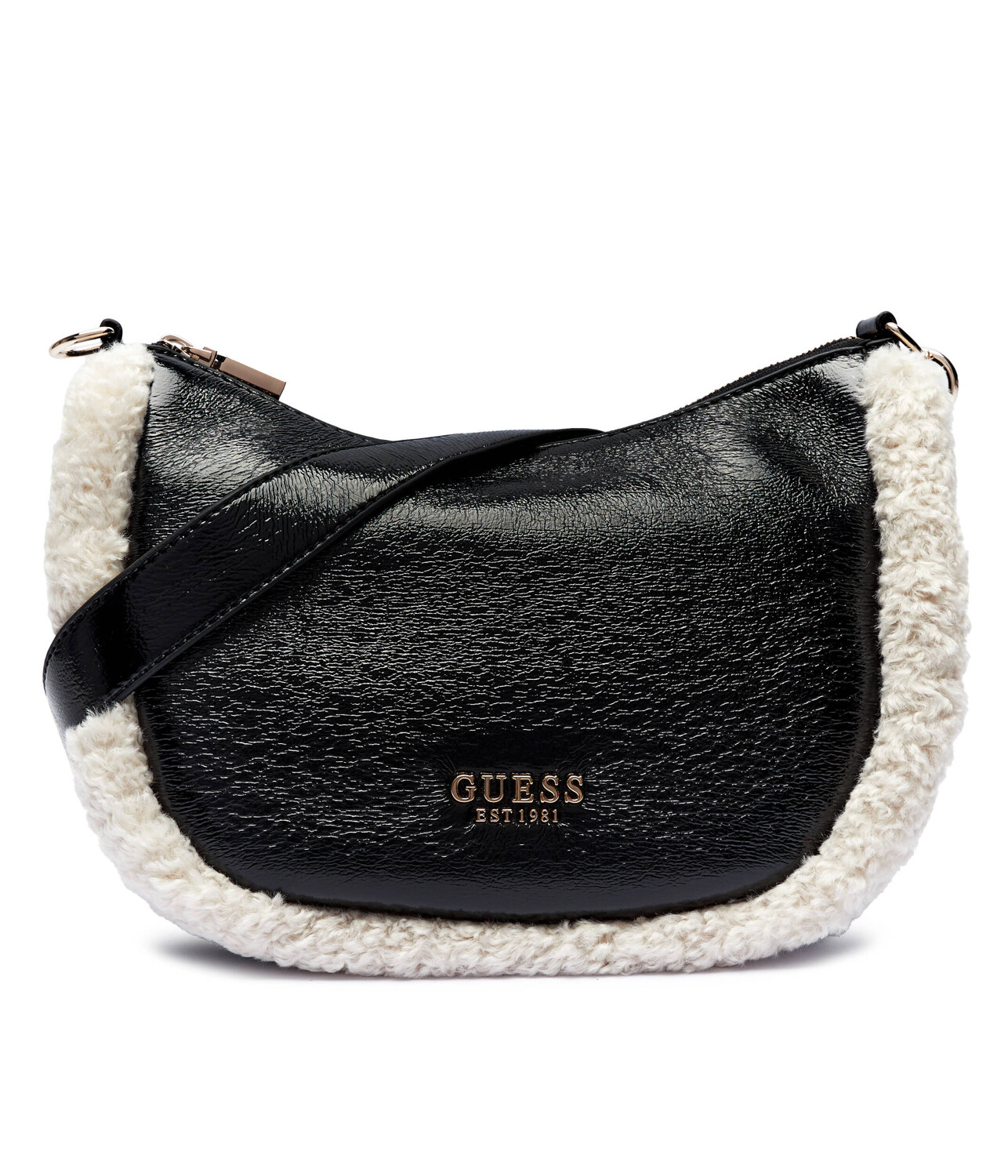 Сумка-хобо Guess DAVIKA shearling, черный
Сумка-хобо Guess DAVIKA shearling, черный