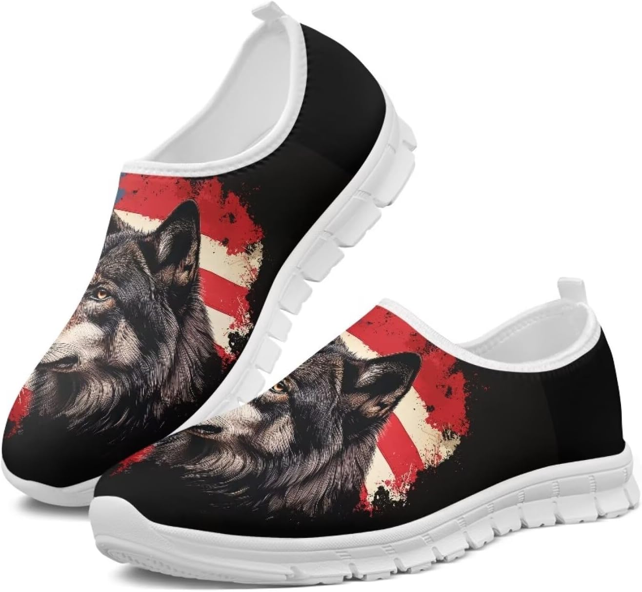 Мужские слипоны кроссовки повседневные для путешествий и прогулок, плоские, противоскользящие, для активного отдыха и бега, низкие лоферы, размеры США 5-14 Qoiuvncy, Wolf American Flag
Мужские слипоны кроссовки повседневные для путешествий и прогулок, плоские, противоскользящие, для активного отдыха и бега, низкие лоферы, размеры США 5-14 Qoiuvncy, Wolf American Flag