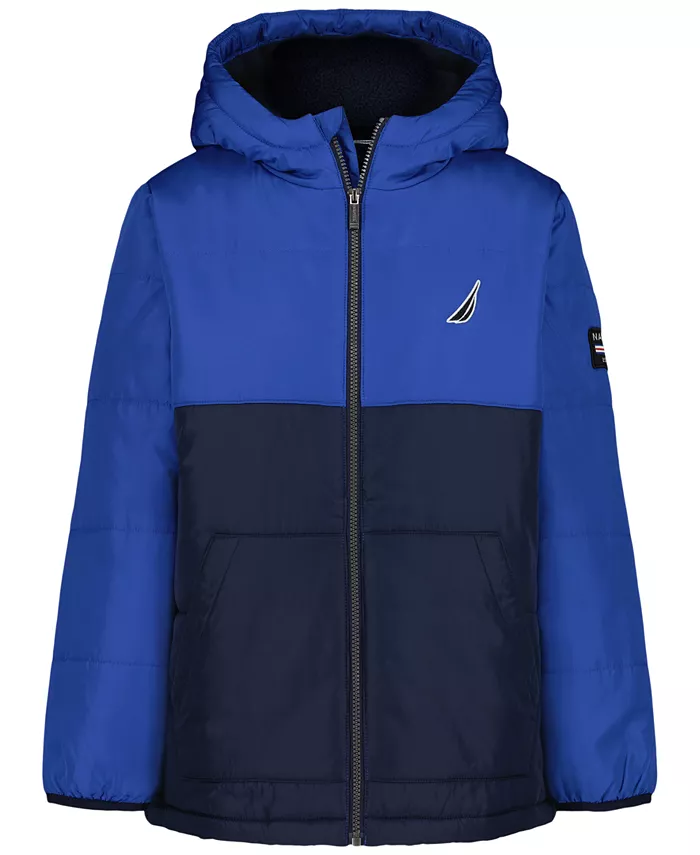 Мальчиковая утепленная куртка с длинным рукавом и цветными блоками 8-20 Nautica, синий
Мальчиковая утепленная куртка с длинным рукавом и цветными блоками 8-20 Nautica, синий