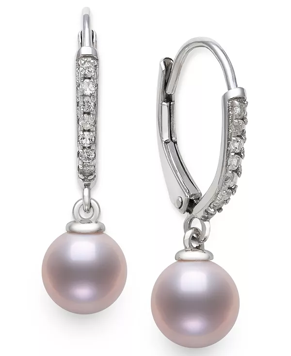 Серьги-Подвески с культивированным пресноводным розовым жемчугом (6-7 мм) и выращенными в лаборатории сапфирами из стерлингового серебра Belle De Mer, pink
Серьги-Подвески с культивированным пресноводным розовым жемчугом (6-7 мм) и выращенными в лаборатории сапфирами из стерлингового серебра Belle De Mer, pink