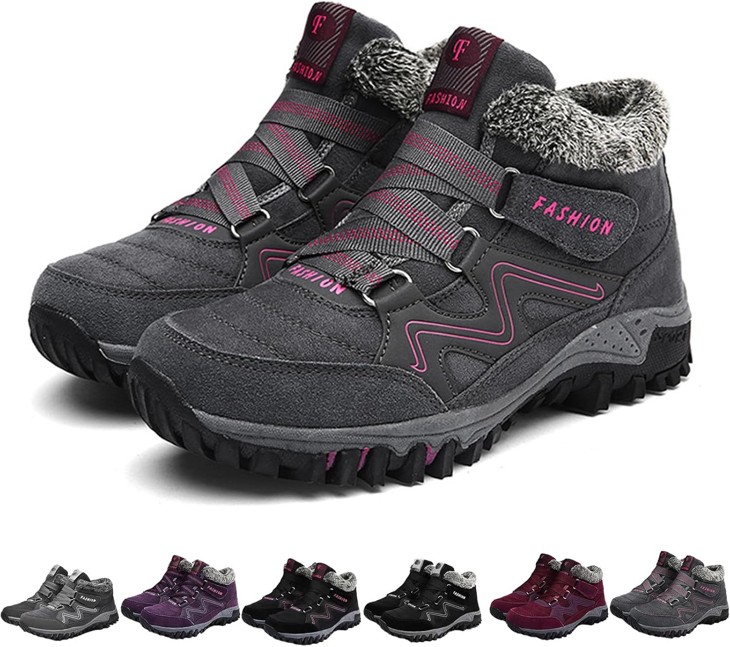 Женские/мужские зимние теплые ботинки, противоскользящие прогулочные плюшевые треккинговые кроссовки, теплые водонепроницаемые короткие ботинки для снега Ghtrhsb, серый
Женские/мужские зимние теплые ботинки, противоскользящие прогулочные плюшевые треккинговые кроссовки, теплые водонепроницаемые короткие ботинки для снега Ghtrhsb, серый