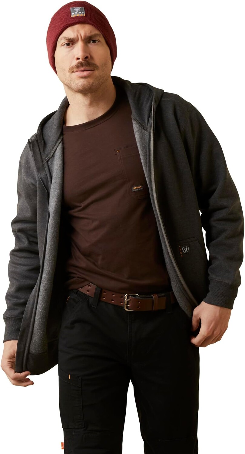 Rebar Workman, рожденный для этой толстовки с капюшоном на молнии Ariat, цвет Charocal Heather
Rebar Workman, рожденный для этой толстовки с капюшоном на молнии Ariat, цвет Charocal Heather