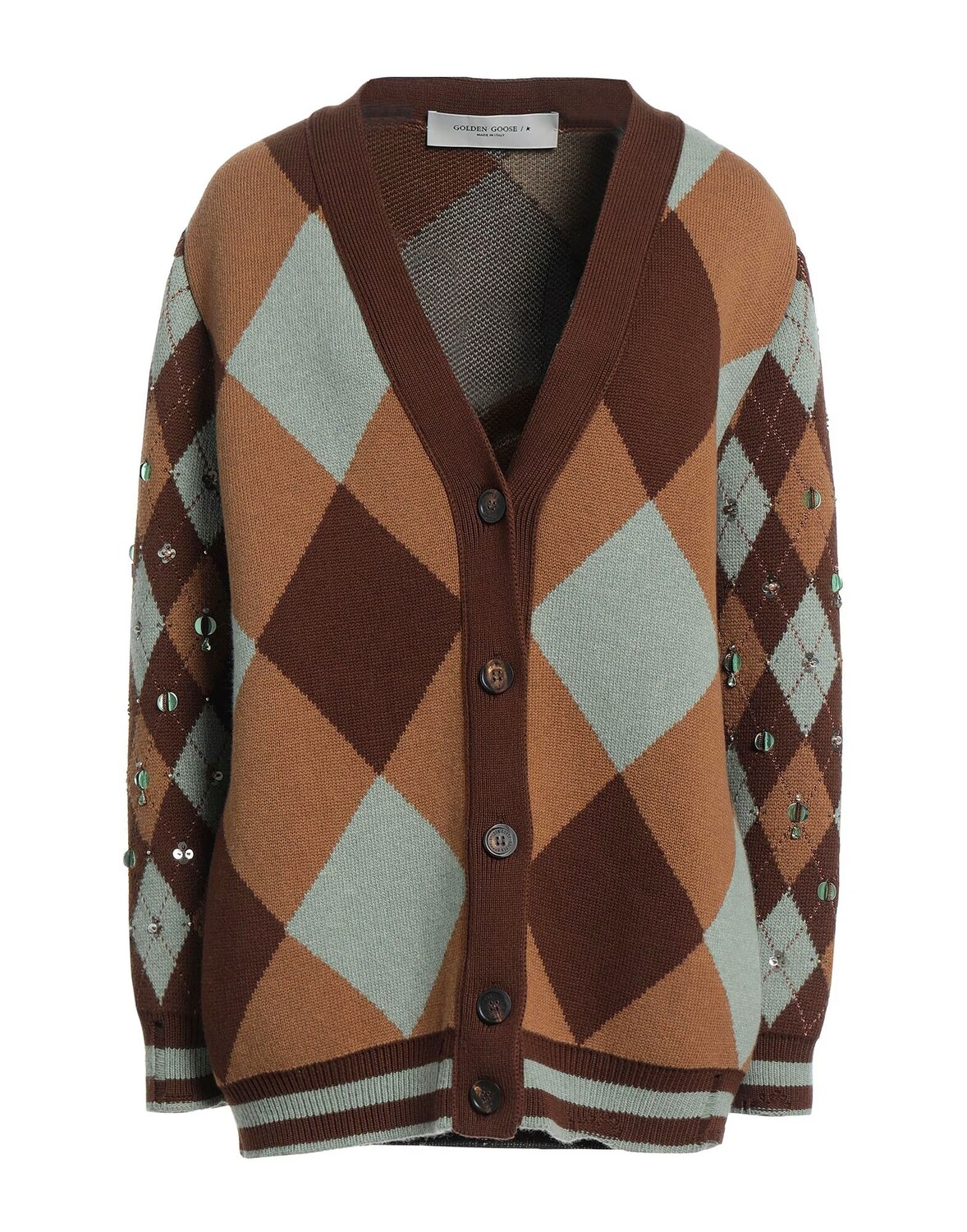 Кардиган Golden Goose, коричневый
Кардиган Golden Goose, коричневый