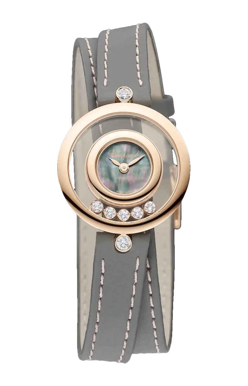 Happy diamonds icons 26 мм, кварц, этичное розовое золото, бриллианты - 209415-5003 CHOPARD
Happy diamonds icons 26 мм, кварц, этичное розовое золото, бриллианты - 209415-5003 CHOPARD