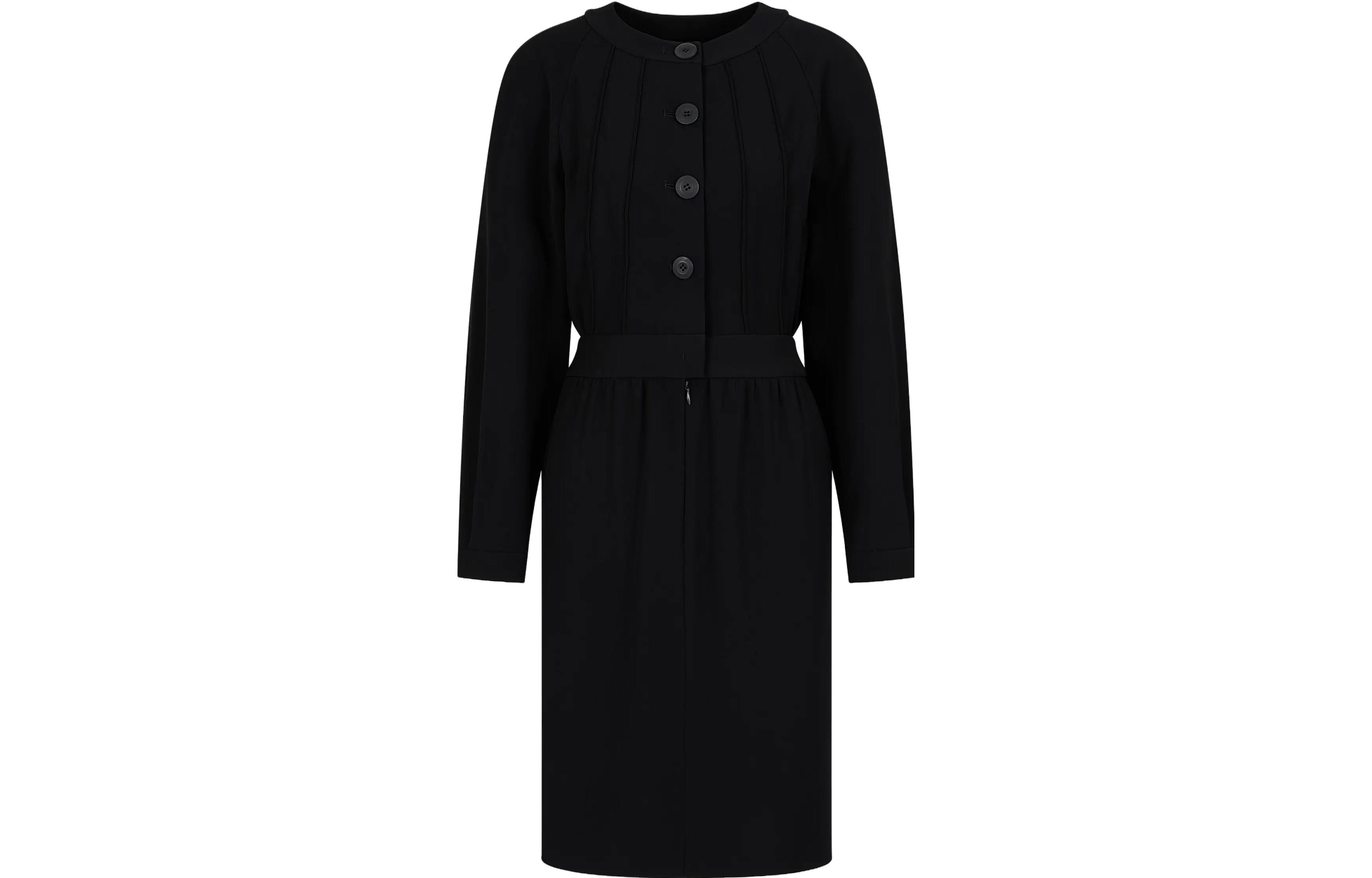 EMPORIO ARMANI Женское черное платье с длинными рукавами
EMPORIO ARMANI Женское черное платье с длинными рукавами