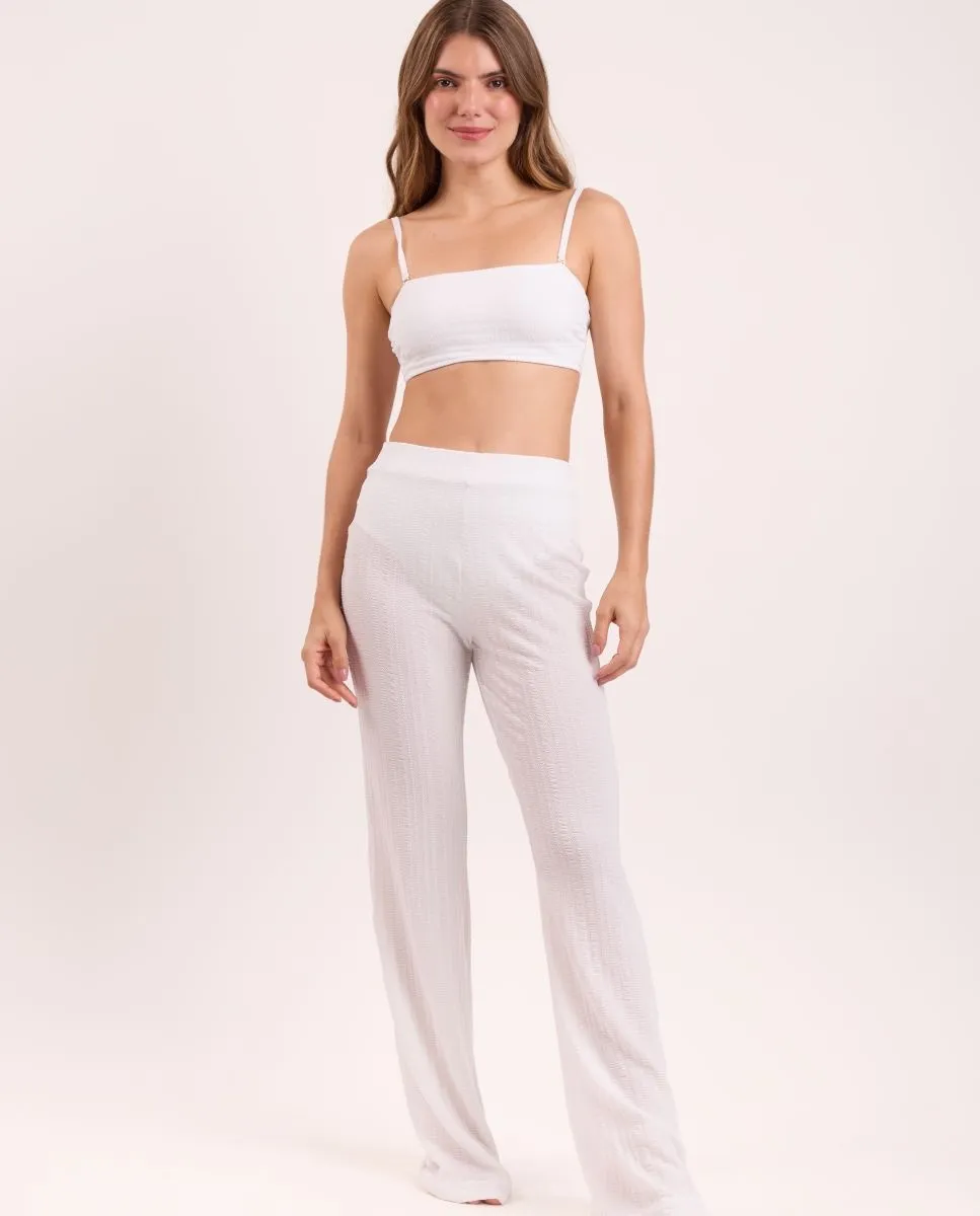 Простые длинные женские брюки Río de Sol, белый
Простые длинные женские брюки Río de Sol, белый