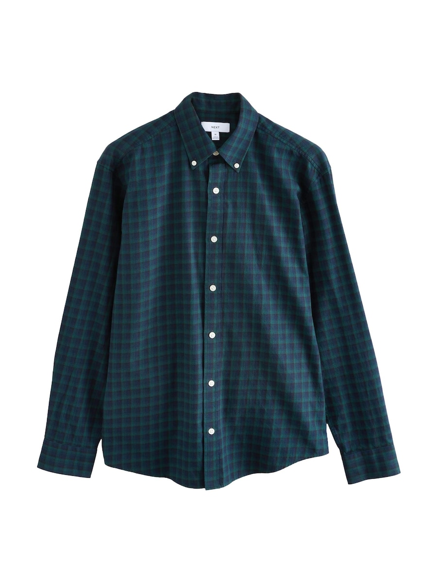 Рубашка на пуговицах классического кроя Next, темно-синий/темно-зеленый
Рубашка на пуговицах классического кроя Next, темно-синий/темно-зеленый
