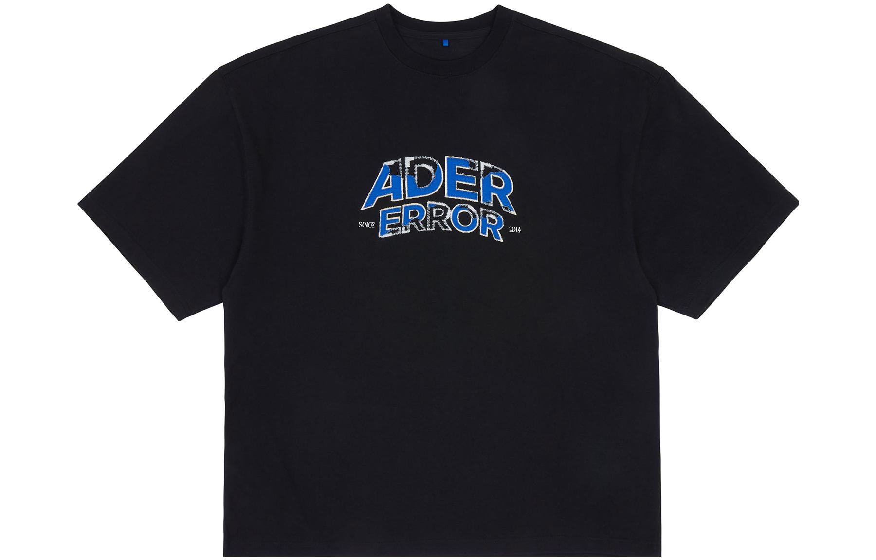 Футболка с вышитым логотипом и спущенным плечом ADER ERROR, черная
Футболка с вышитым логотипом и спущенным плечом ADER ERROR, черная