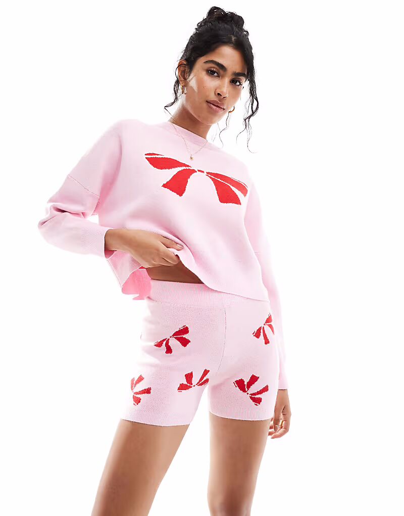 Cotton On, новинка, трикотажные шорты в клетчатом банте
Cotton On, новинка, трикотажные шорты в клетчатом банте