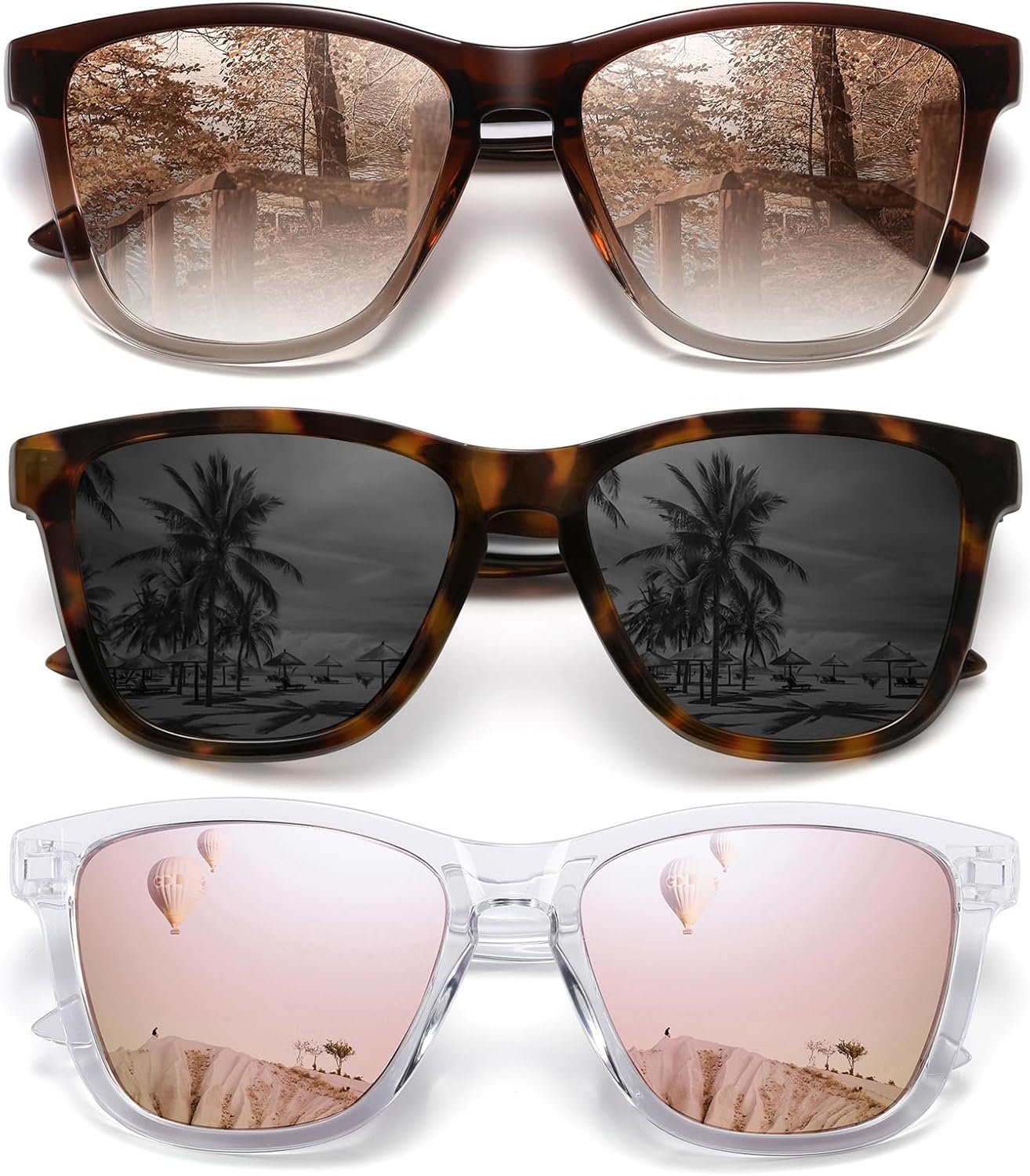 Поляризованные солнцезащитные очки MEETSUN для женщин и мужчин, классический ретро-дизайнерский стиль, модные, защита UV400, 3 Pack Brown Gradient Lens + Pink Mirrored + Tortoise Grey
Поляризованные солнцезащитные очки MEETSUN для женщин и мужчин, классический ретро-дизайнерский стиль, модные, защита UV400, 3 Pack Brown Gradient Lens + Pink Mirrored + Tortoise Grey