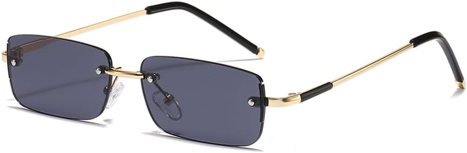 Модные прямоугольные женские солнцезащитные очки в винтажном стиле без оправы с прозрачными линзами Ocean Gradient, мужские солнцезащитные очки UV400 KTUCN, Gold Black
Модные прямоугольные женские солнцезащитные очки в винтажном стиле без оправы с прозрачными линзами Ocean Gradient, мужские солнцезащитные очки UV400 KTUCN, Gold Black