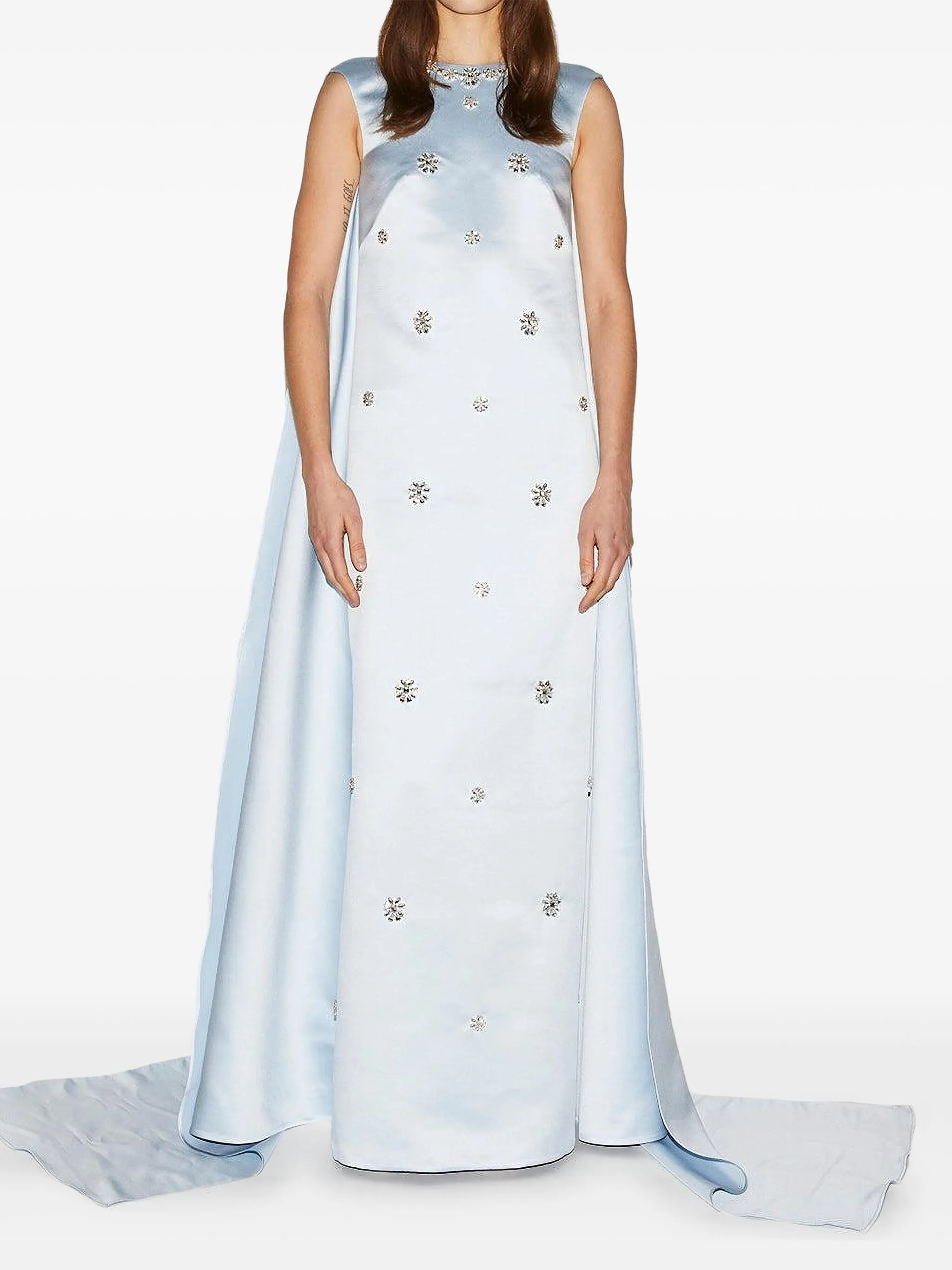 Платье-кейп Amoret с кристаллами Huishan Zhang, синий
Платье-кейп Amoret с кристаллами Huishan Zhang, синий