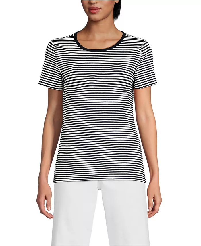 Женская футболка из микрориба Lands' End, черный
Женская футболка из микрориба Lands' End, черный