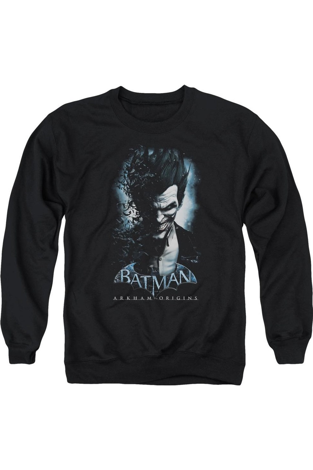 Толстовка с круглым вырезом для взрослых Batman Arkham Origins Joker Gildan, черный
Толстовка с круглым вырезом для взрослых Batman Arkham Origins Joker Gildan, черный