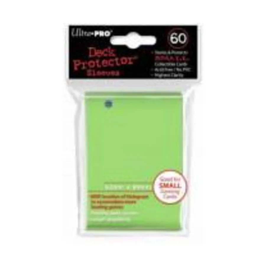 Рукава заниженного размера – однотонный салатовый (60), Card Sleeves - Undersized (Ultra Pro)
Рукава заниженного размера – однотонный салатовый (60), Card Sleeves - Undersized (Ultra Pro)