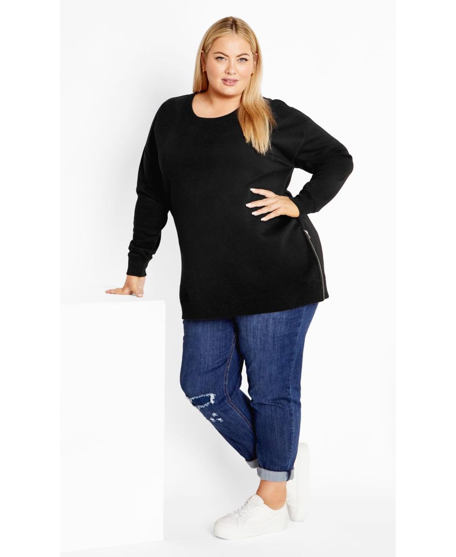 Женская удлиненная блузка на молнии цвета нефрита AVENUE, Black
Женская удлиненная блузка на молнии цвета нефрита AVENUE, Black