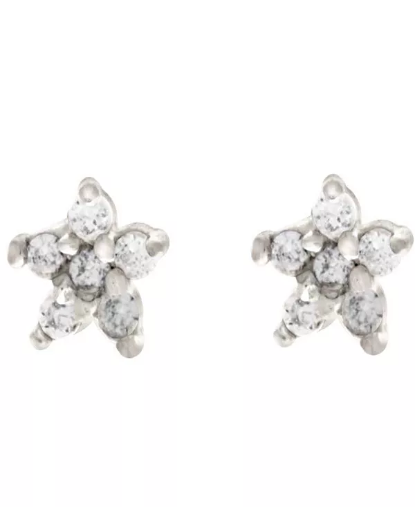 Миниатюрные серьги-гвоздики в форме звездочек Girls Crew, silver-tone
Миниатюрные серьги-гвоздики в форме звездочек Girls Crew, silver-tone