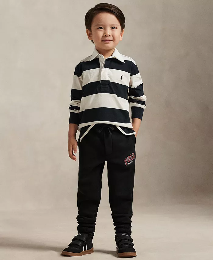 Мальчиковая футболка в рубчик 2T-7 Polo Ralph Lauren, белый
Мальчиковая футболка в рубчик 2T-7 Polo Ralph Lauren, белый