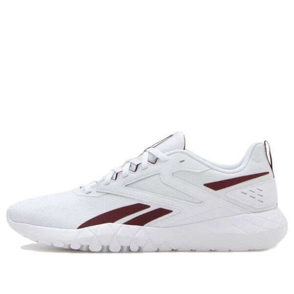 Кроссовки flexagon energy 4 'white classic maroon' Reebok, белый 
Кроссовки flexagon energy 4 'white classic maroon' Reebok, белый
