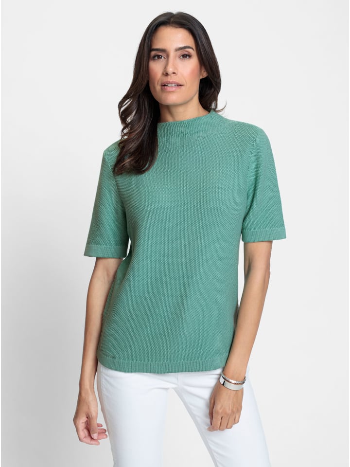 Свитер с короткими рукавами цвета шалфея WITT WEIDEN
Свитер с короткими рукавами цвета шалфея WITT WEIDEN