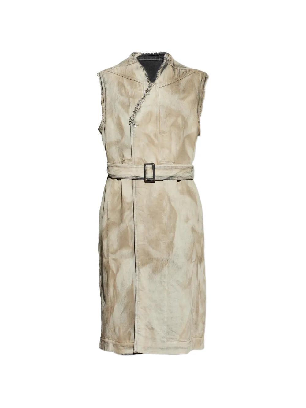 Пальто с поясом Rick Owens, бежевый
Пальто с поясом Rick Owens, бежевый