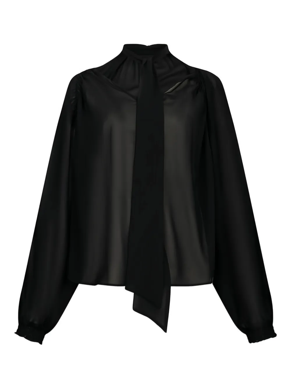 Блузка реглан с воротником-шарфом Liu Jo, черный
Блузка реглан с воротником-шарфом Liu Jo, черный