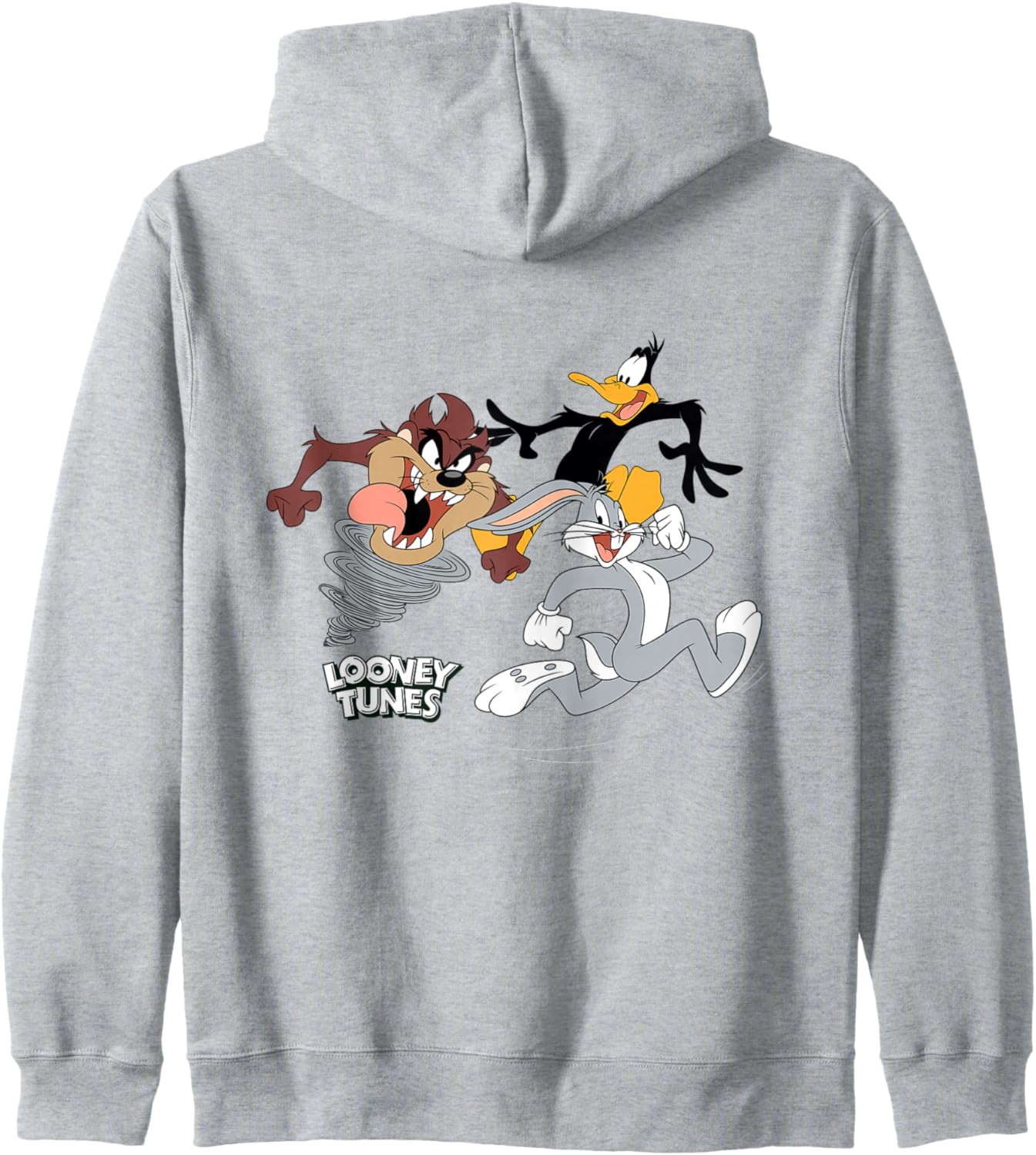 Худи на молнии с изображением трио персонажей Looney Tunes (Багз Даффи и Таз) 01, серый
Худи на молнии с изображением трио персонажей Looney Tunes (Багз Даффи и Таз) 01, серый