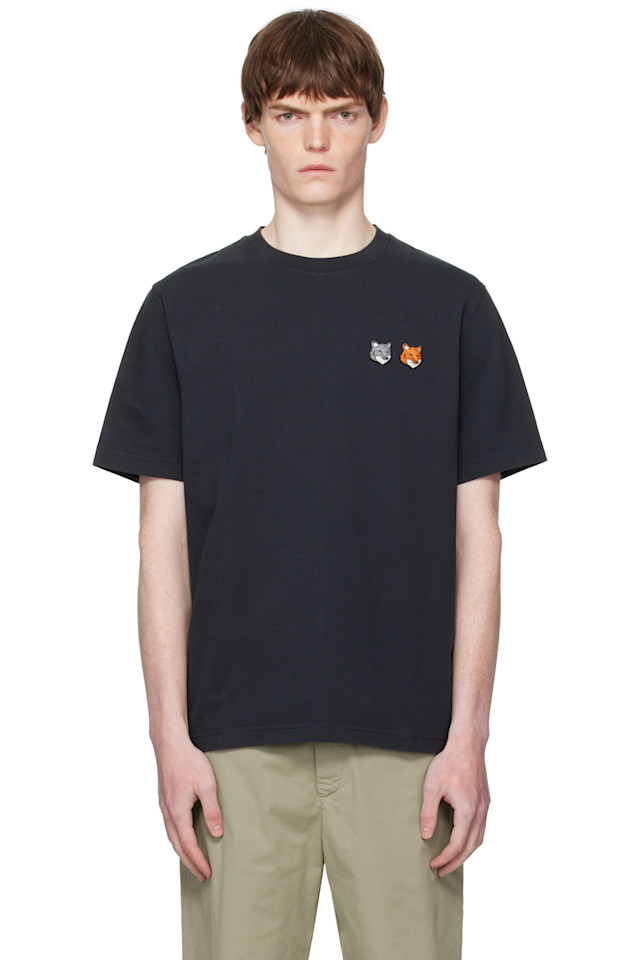 Футболка комфортная с двойным жирным принтом лисы Maison Kitsuné, цвет anthracite
Футболка комфортная с двойным жирным принтом лисы Maison Kitsuné, цвет anthracite