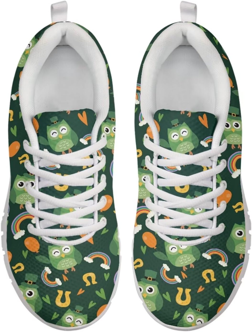 Женские и мужские кроссовки на шнуровке, спортивные, прочные, для бега, походов и тренажерного зала, размеры США 5-15 Xixirimido, St. Patrick's Day Owl
Женские и мужские кроссовки на шнуровке, спортивные, прочные, для бега, походов и тренажерного зала, размеры США 5-15 Xixirimido, St. Patrick's Day Owl