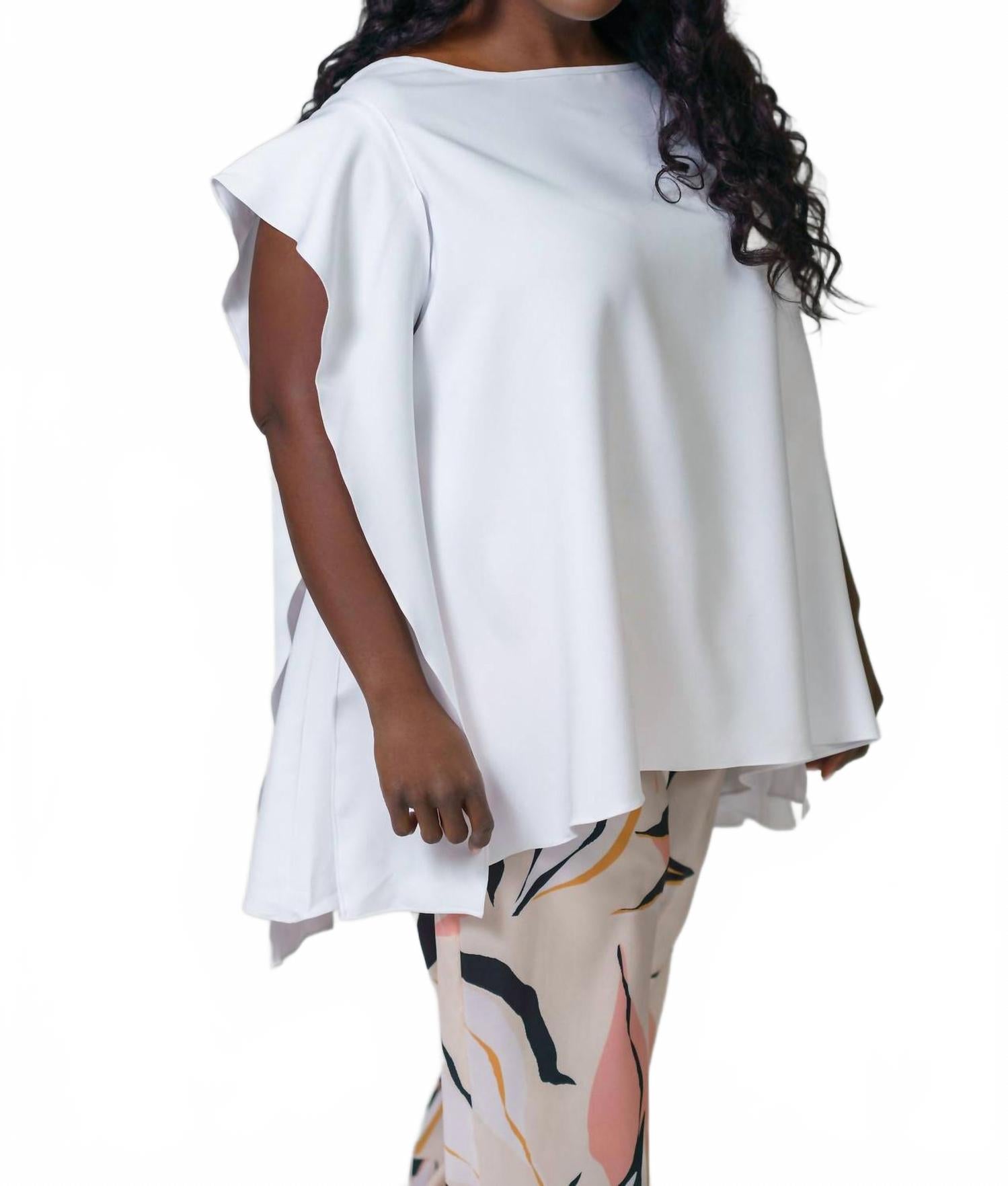 Блуза с расклешенными боками - плюс сайз, белая Adriana Contreras
Блуза с расклешенными боками - плюс сайз, белая Adriana Contreras