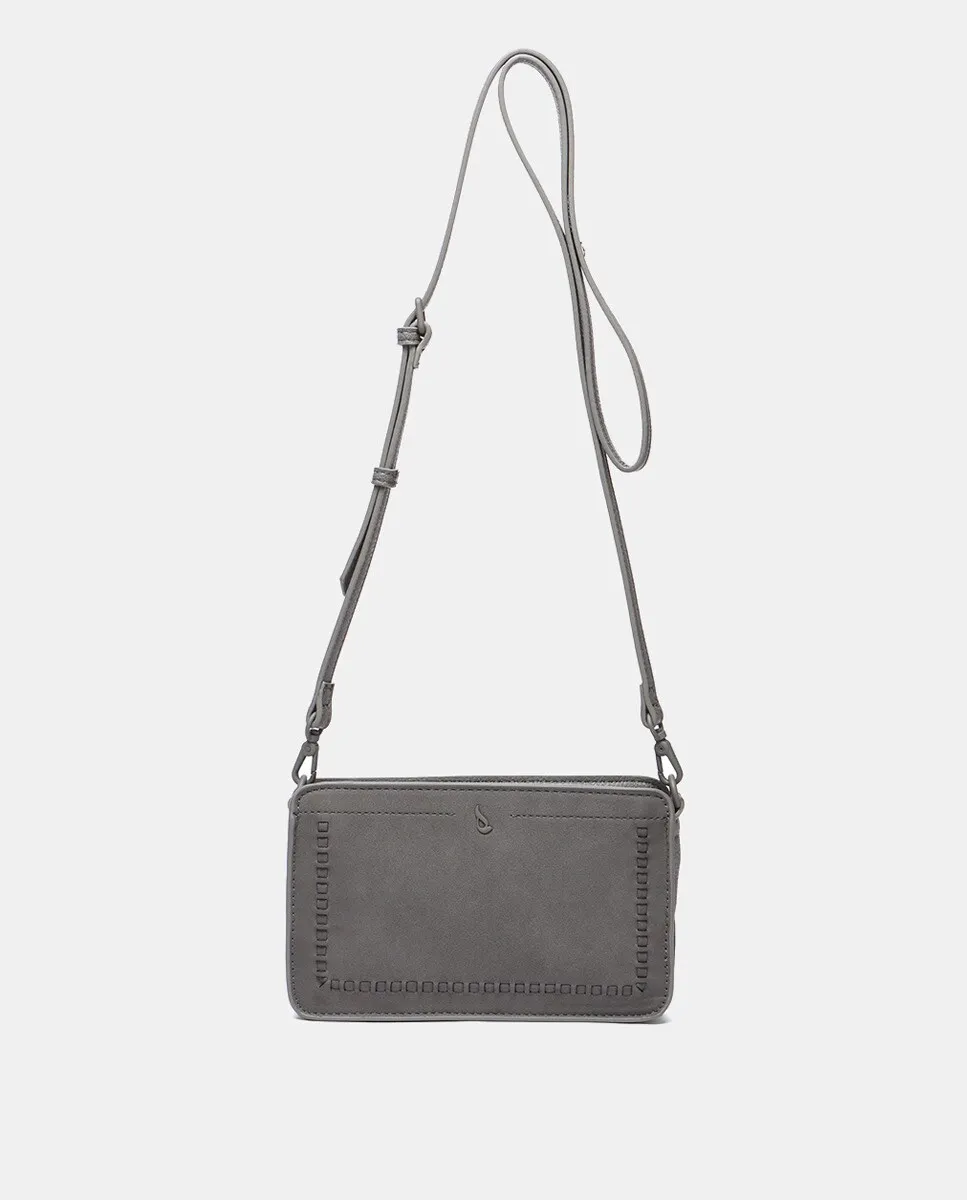 Сумка через плечо из серых переработанных материалов Abbacino
Сумка через плечо из серых переработанных материалов Abbacino