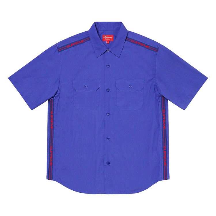 Рубашка Supreme Logo Rib Short-Sleeve Work Shirt, Dusty Royal
Рубашка Supreme Logo Rib Short-Sleeve Work Shirt, Dusty Royal