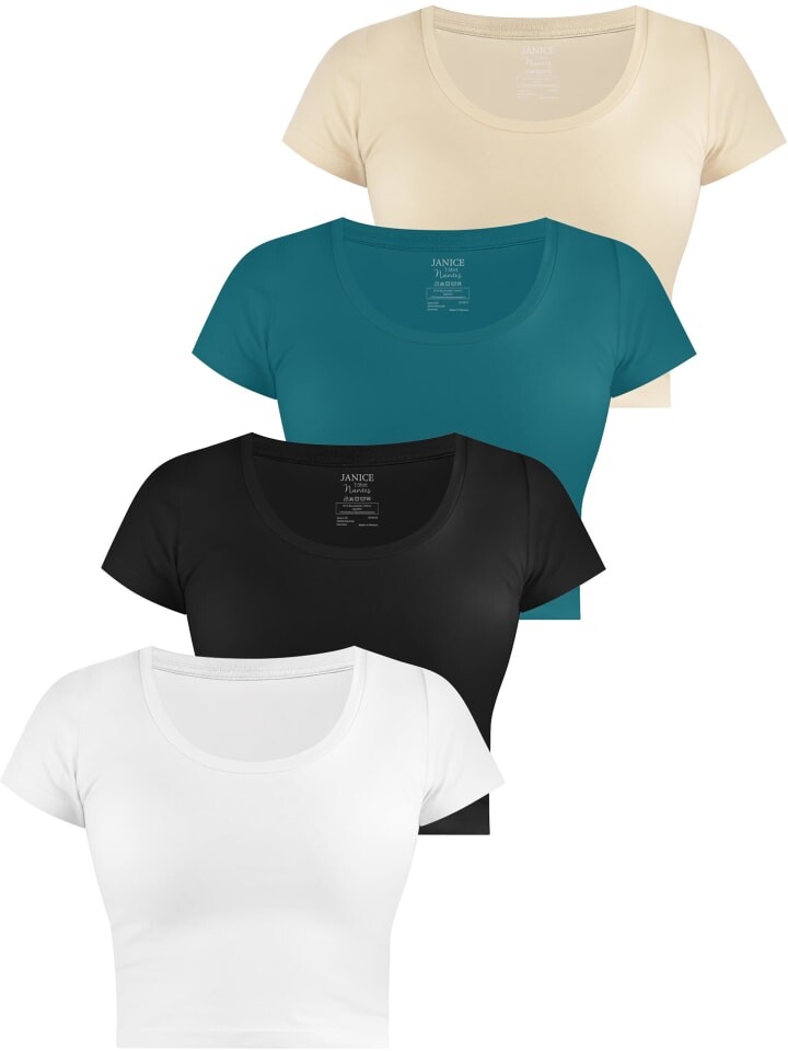 Футболка Janice Nantes, цвет weiß/schwarz/petrol/beige
Футболка Janice Nantes, цвет weiß/schwarz/petrol/beige