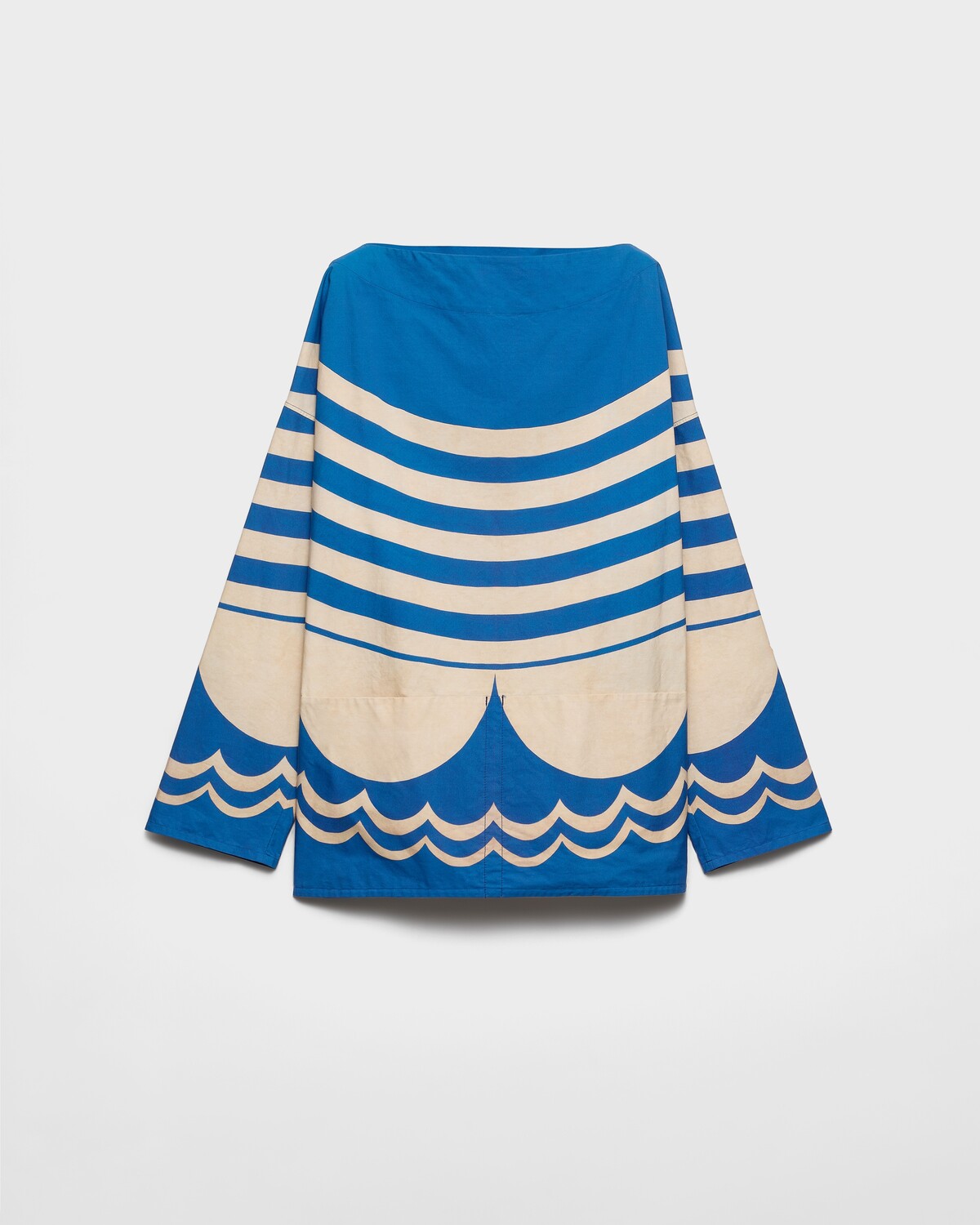 Рубашка из хлопка с принтом Prada, голубой
Рубашка из хлопка с принтом Prada, голубой