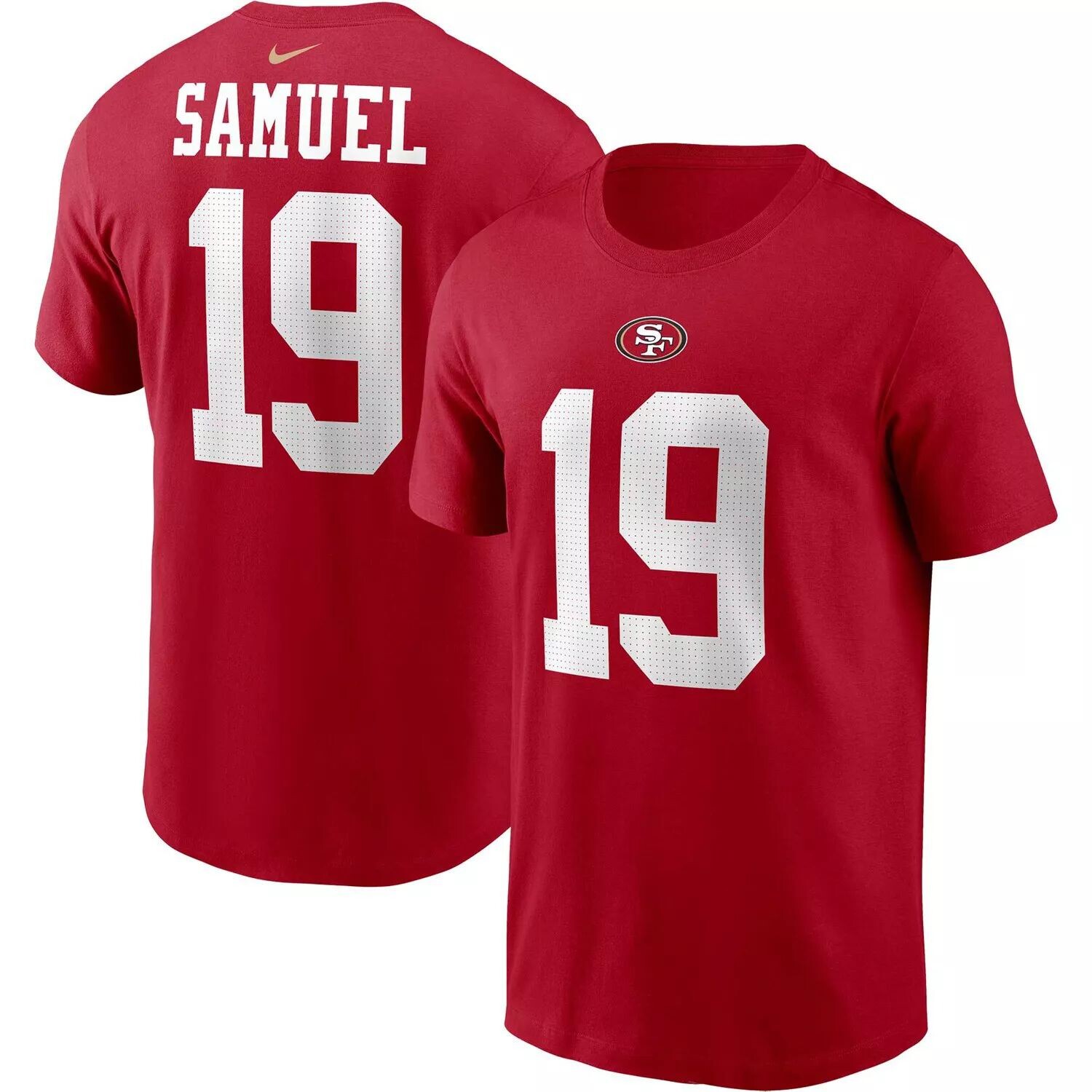 Мужская футболка Deebo Samuel Scarlet San Francisco 49ers с именем и номером игрока Nike
Мужская футболка Deebo Samuel Scarlet San Francisco 49ers с именем и номером игрока Nike
