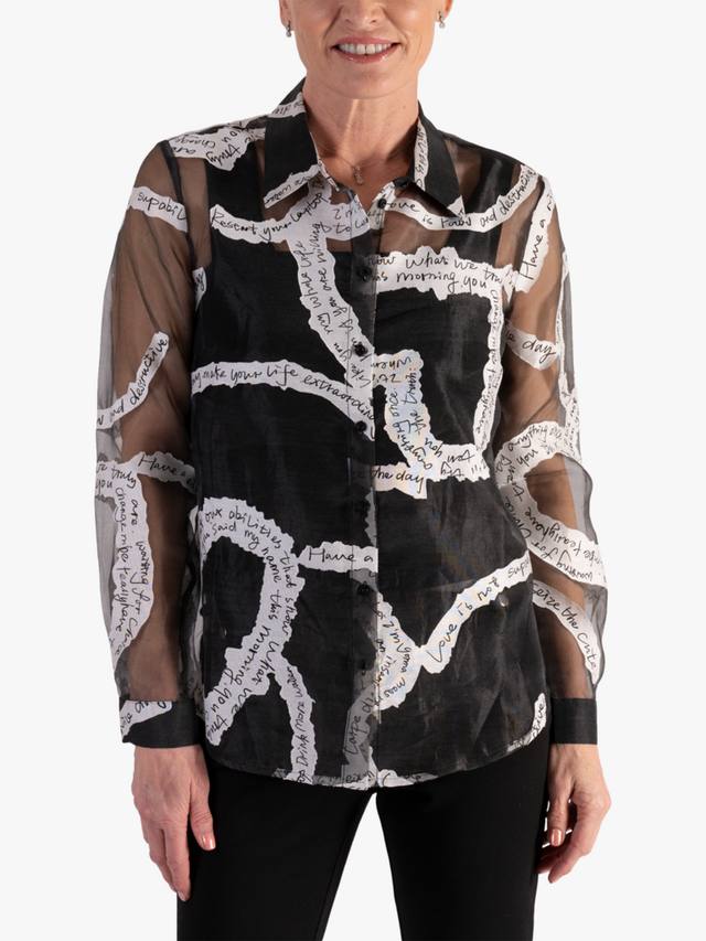 Поэтичная блузка из органзы chesca, Black/White
Поэтичная блузка из органзы chesca, Black/White