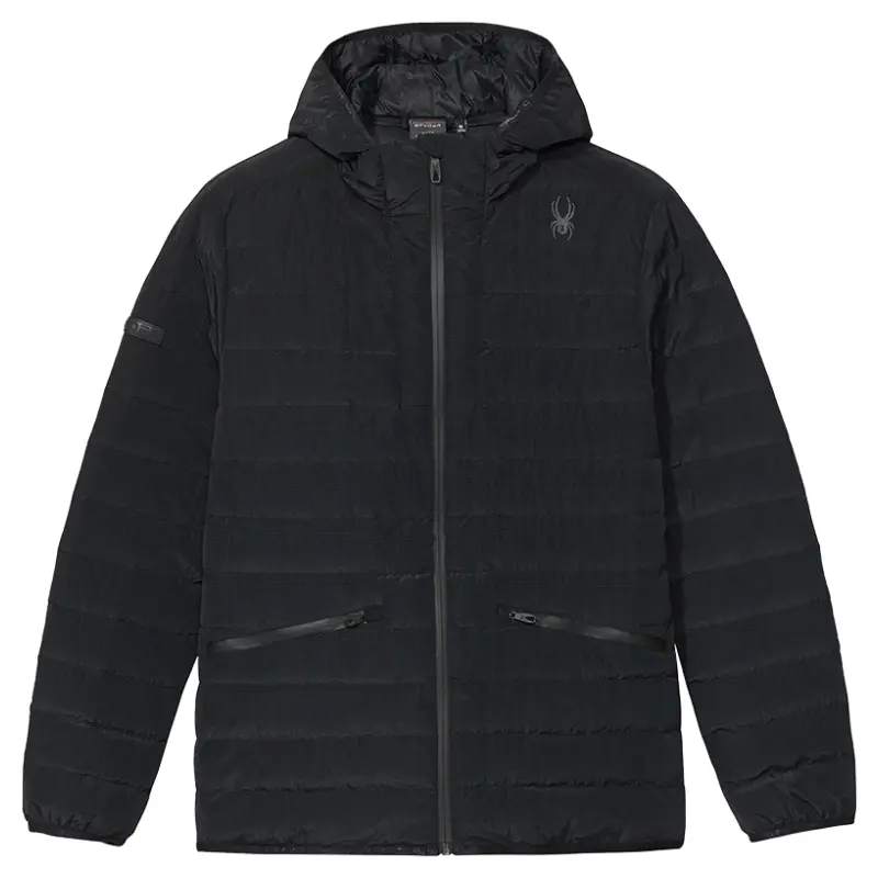 Пуховик мужской Spyder, черный
Пуховик мужской Spyder, черный