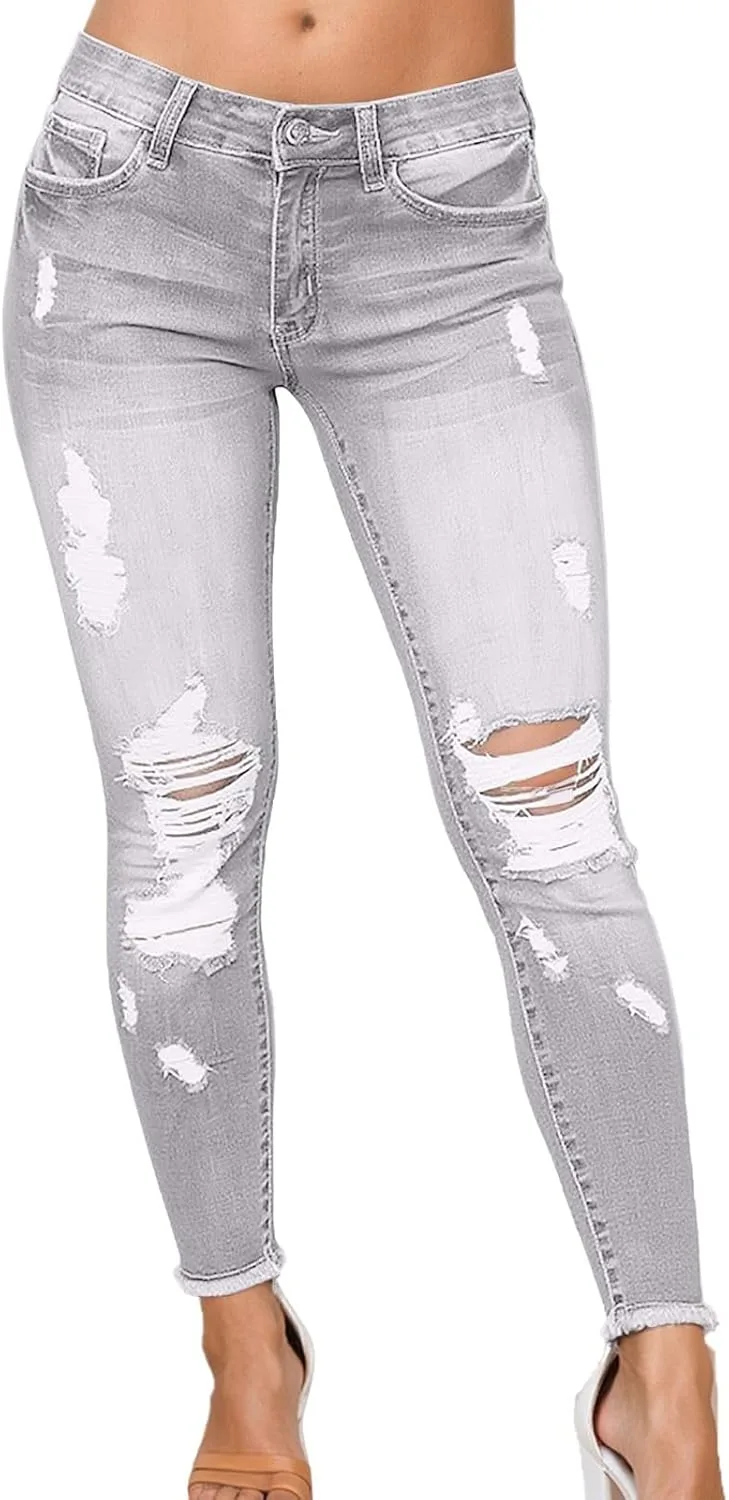 Женские джинсы Skinny Ripped Stretch FAEXUM
Женские джинсы Skinny Ripped Stretch FAEXUM