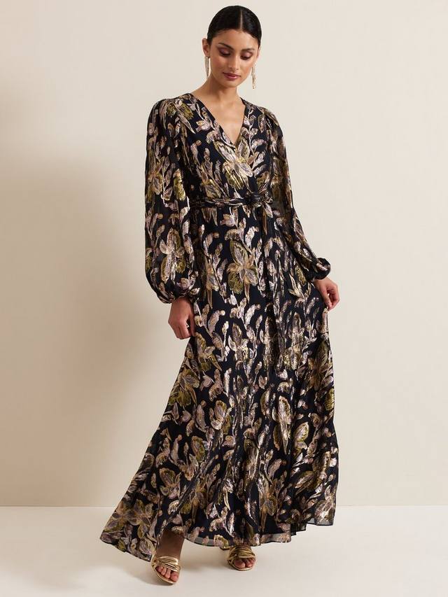 Платье из смесового шелка ellio shimmer Phase Eight, черный/разноцветный
Платье из смесового шелка ellio shimmer Phase Eight, черный/разноцветный