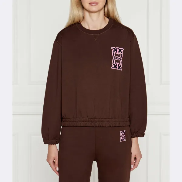 Толстовка обычного кроя Pinko, коричневый 
Толстовка обычного кроя Pinko, коричневый