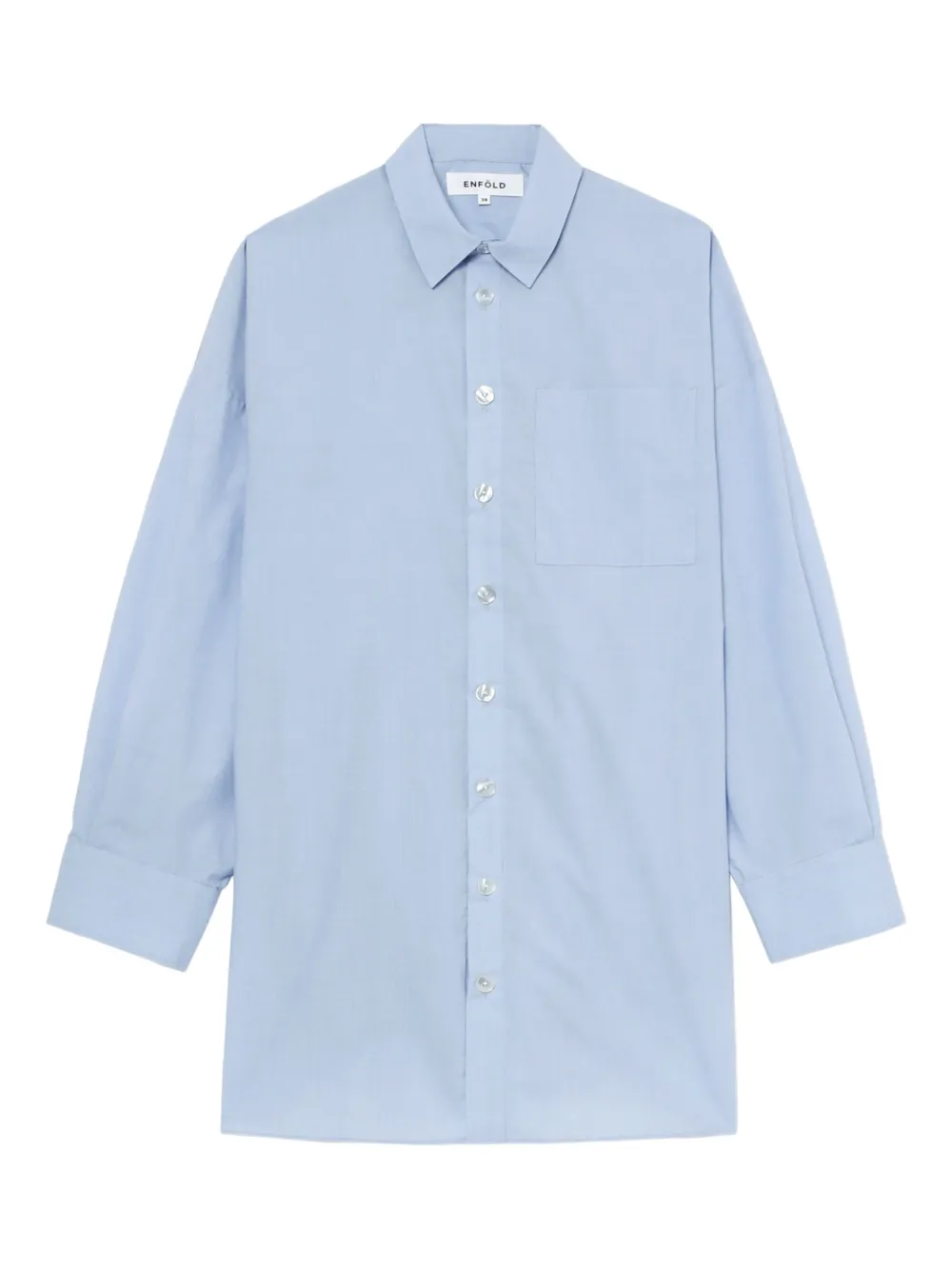 Рубашка с драпированной спиной Enföld, синий
Рубашка с драпированной спиной Enföld, синий