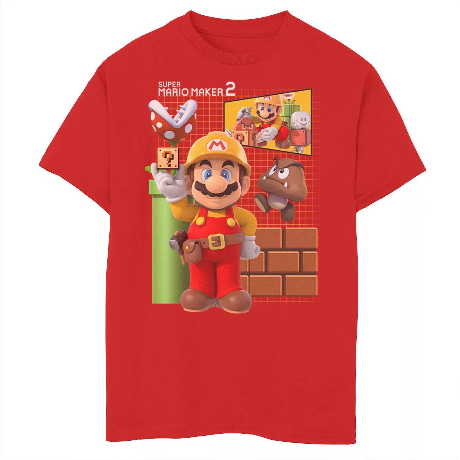 Футболка с графическим фоном Nintendo Super Mario Maker 2 для мальчиков 8–20 лет, игровая сетка Licensed Character
Футболка с графическим фоном Nintendo Super Mario Maker 2 для мальчиков 8–20 лет, игровая сетка Licensed Character