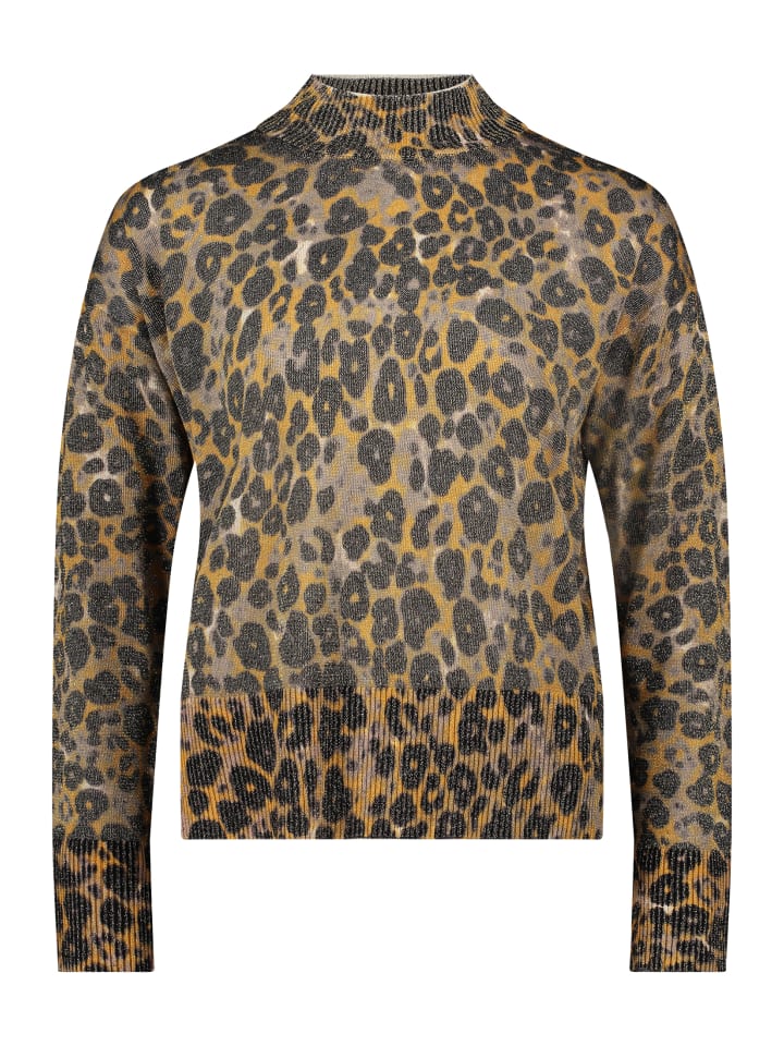 Тонкий трикотажный свитер с люрексом в серо-коричневом/желтом цвете Betty Barclay
Тонкий трикотажный свитер с люрексом в серо-коричневом/желтом цвете Betty Barclay