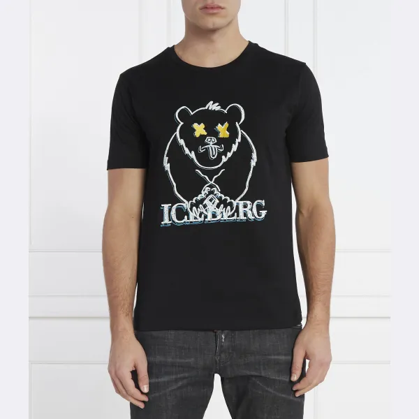 Футболка стандартного кроя Iceberg, черный
Футболка стандартного кроя Iceberg, черный